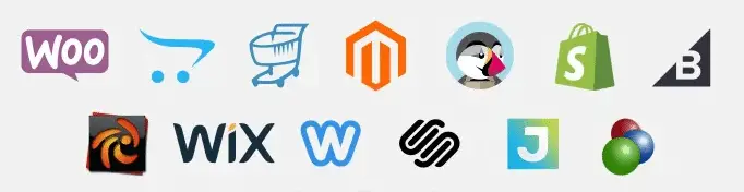 eCommerce platform icons
